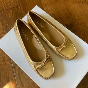BOGO FREE Ralph Lauren Gold Loafer Flats
